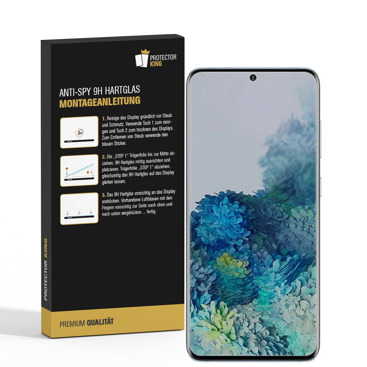 Kopie von 4x Blickschutz 9H Panzerhartglas für Samsung Galaxy S20 FE Anti-Spion Displayschutz Panzerfolie Schutzfolie echtes Tempered Panzerglas