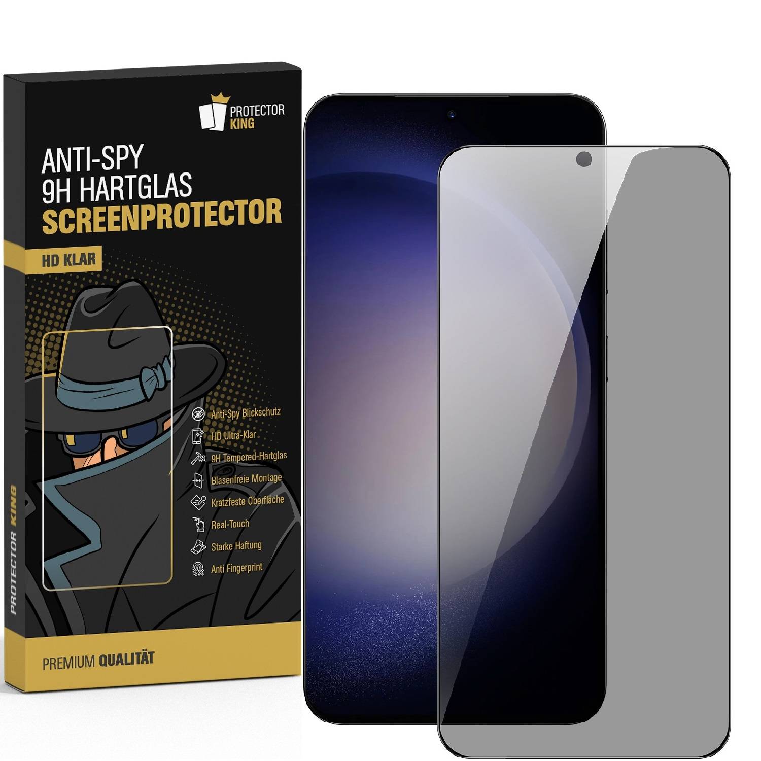 3x Blickschutz 9H Panzerglas für Samsung Galaxy S25 Anti-Spy Privacy Sichtschutz Tempered Hartglas Displayschutz Schutzglas Screen Protector