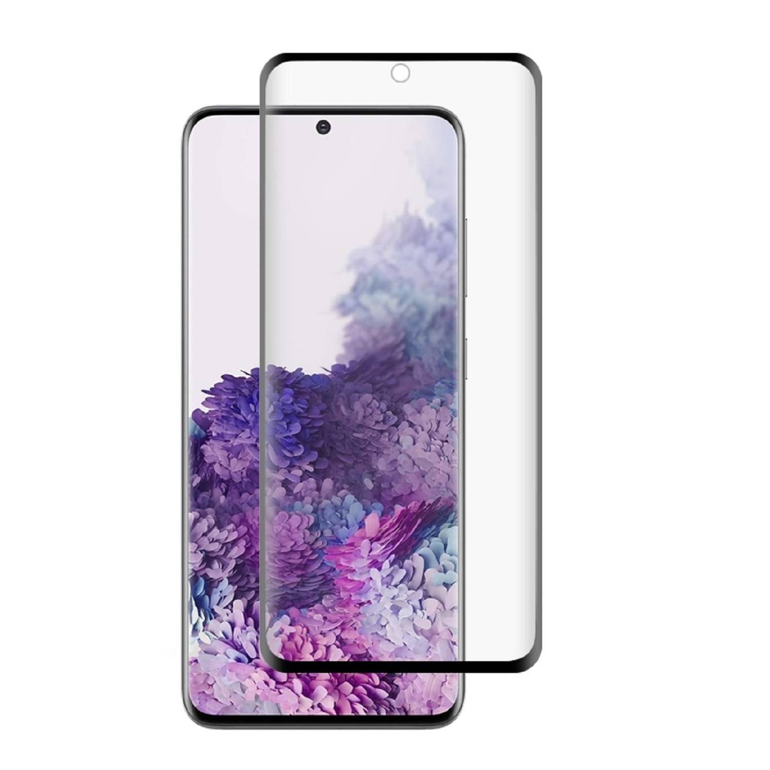 4x 9D Keramik-Glass für Samsung Galaxy S20 Ultra FULL COVER 3D KLAR Panzerfolie Displayschutz Schutzfolie Ceramic Screen-Protector