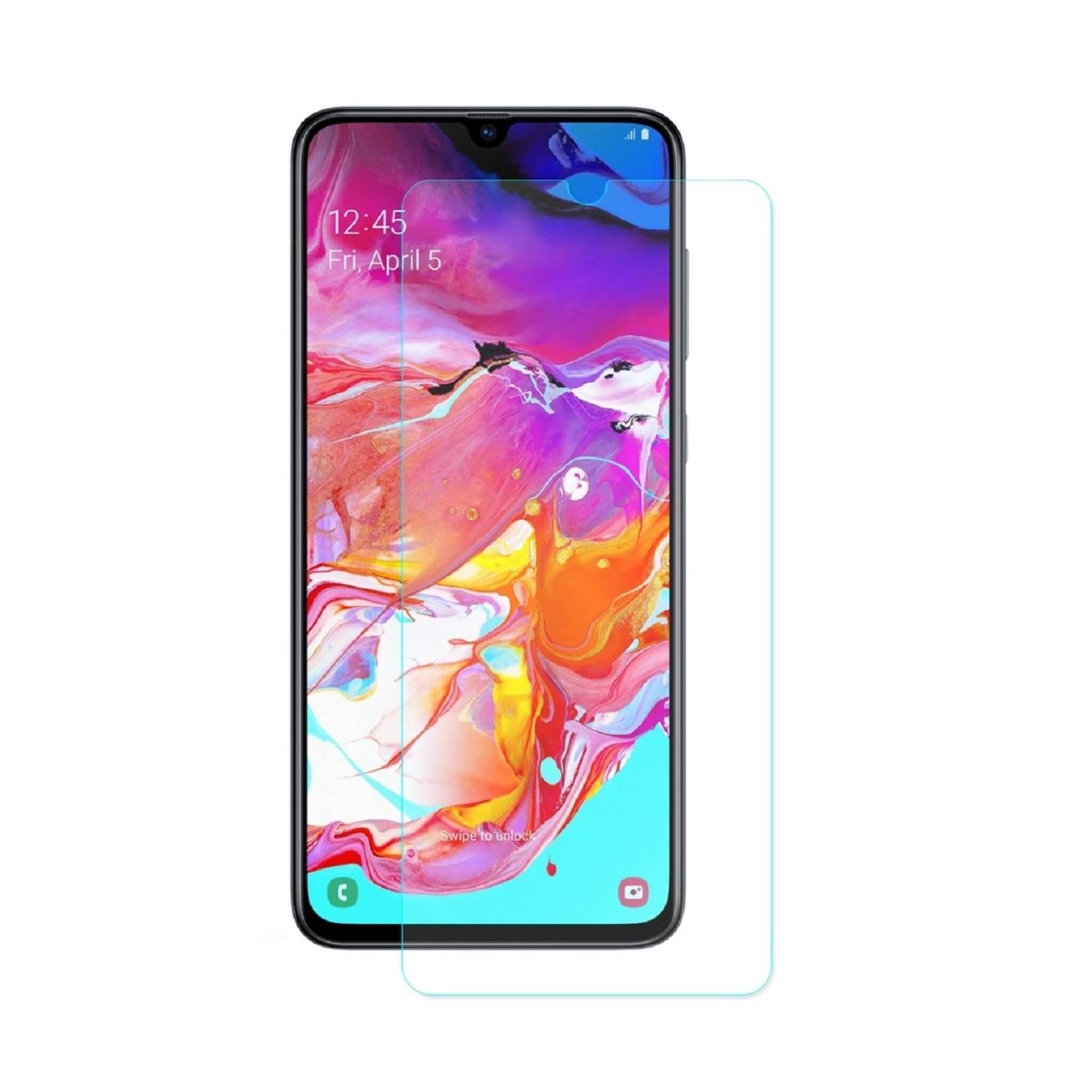 1x 9H Hartglas für Samsung Galaxy A70 Panzerfolie Displayschutz MATT Panzerglas Schutzfolie Schutzglas