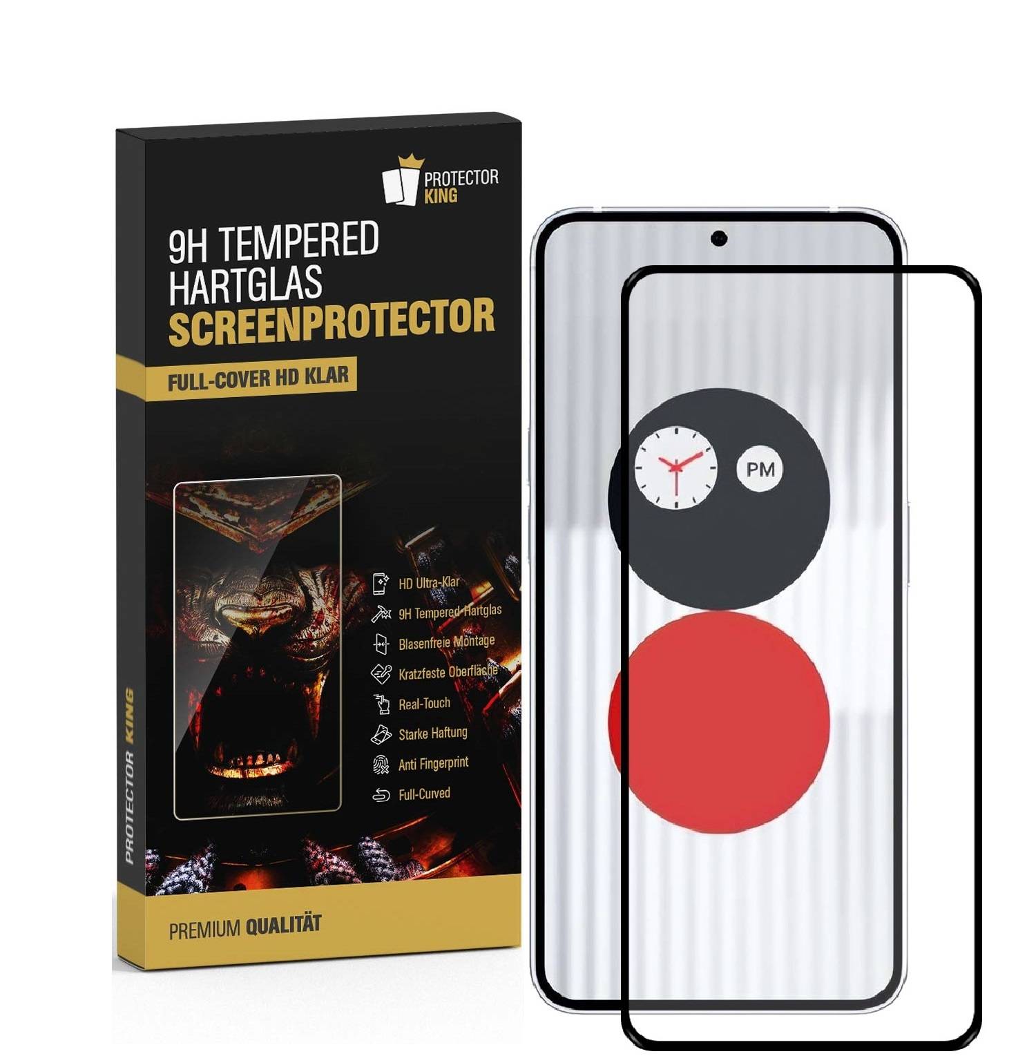 6x 9H Panzerglas für Samsung Galaxy S22 Plus FULL COVER Displayschutz Schutzglas Hartglas Schutzfolie Panzerfolie KLAR Tempered echtes Displayglas
