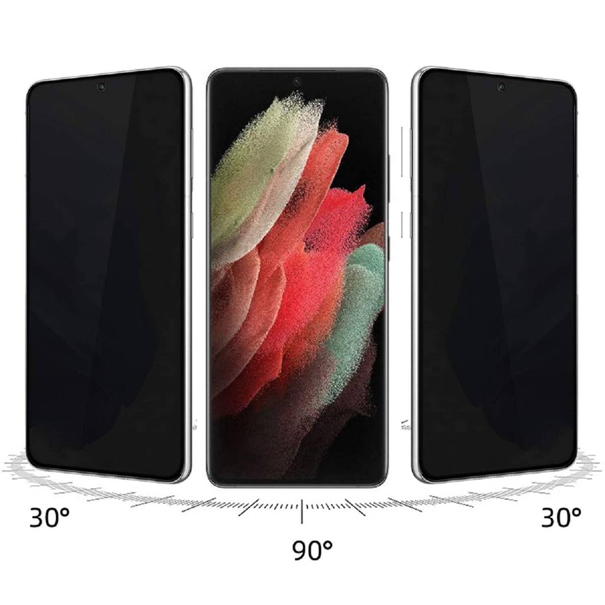 2x Blickschutz 9H Panzerglas für Samsung Galaxy S23 Anti-Spy Privacy Displayschutz Panzerfolie Schutzfolie echtes Tempered Glass Schutzglas