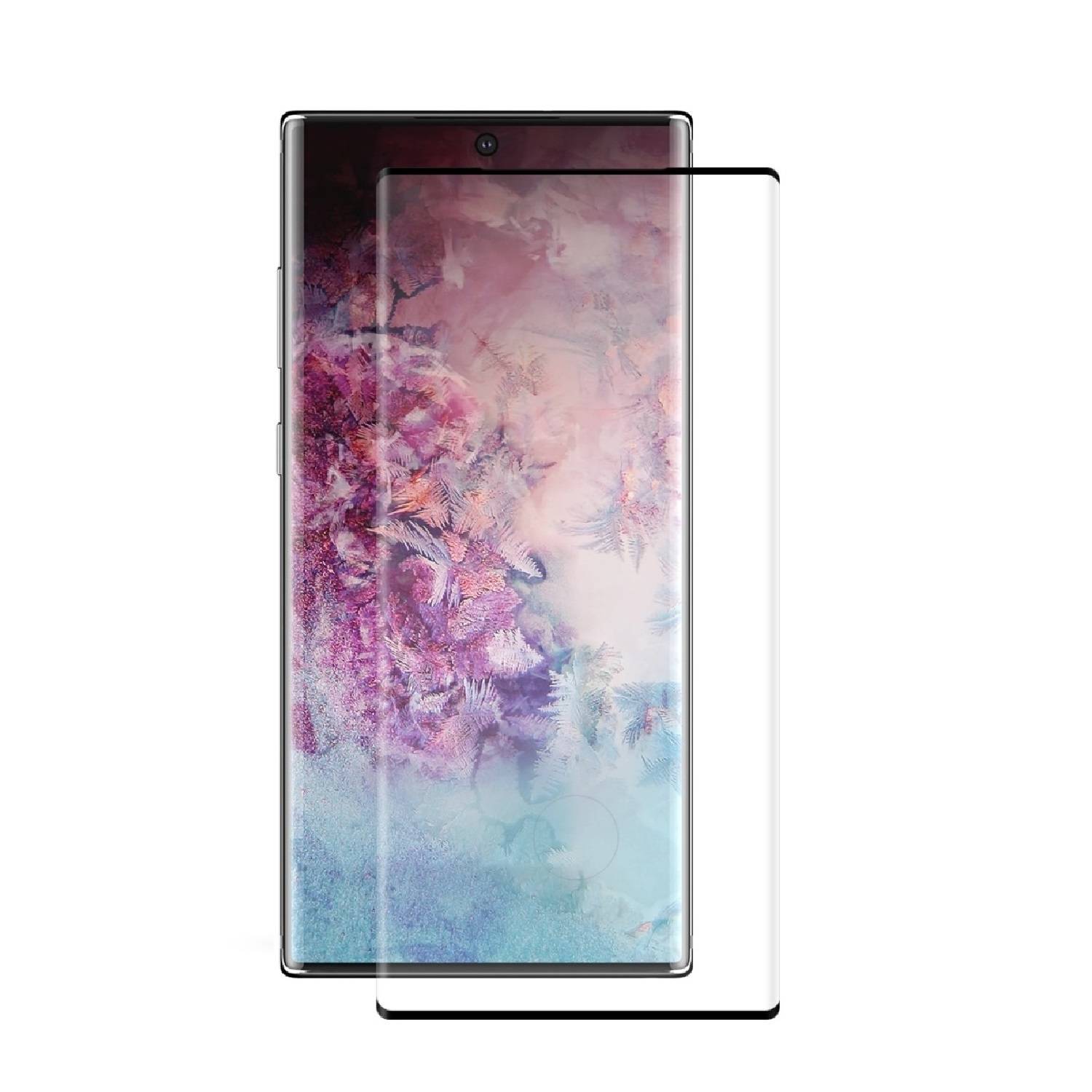 2x 9H Hartglas für Samsung Galaxy Note 10 Plus FULL CURVED Schutzglas Schutzfolie Displayschutz Panzerfolie KLAR Panzerglas Tempered echtes