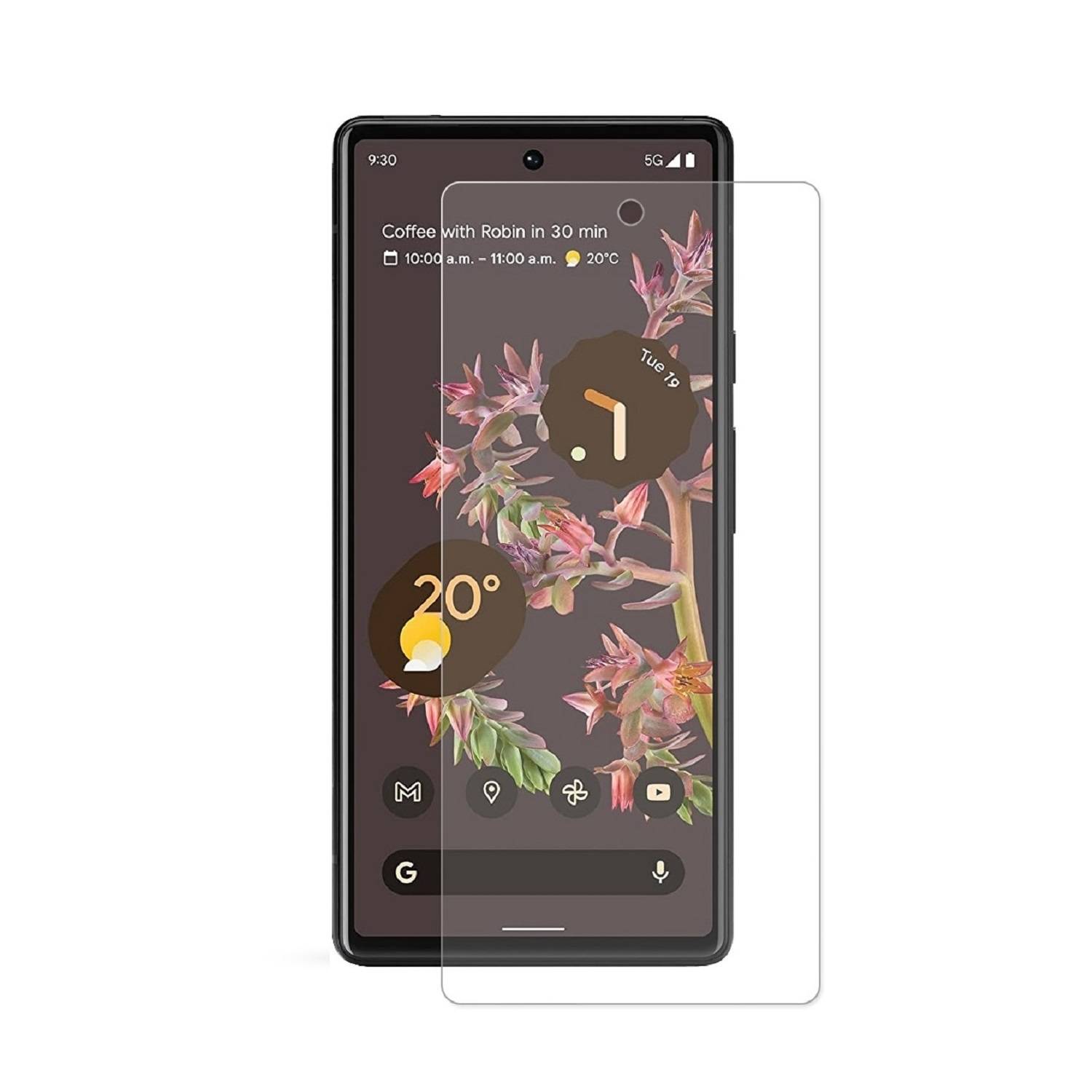 3x Hydrogel-Glass für Google Pixel 6 Pro Selbstheilend für Micro Kratzer 3D KLAR Panzerfolie Displayschutz Schutzfolie Screen-Protector