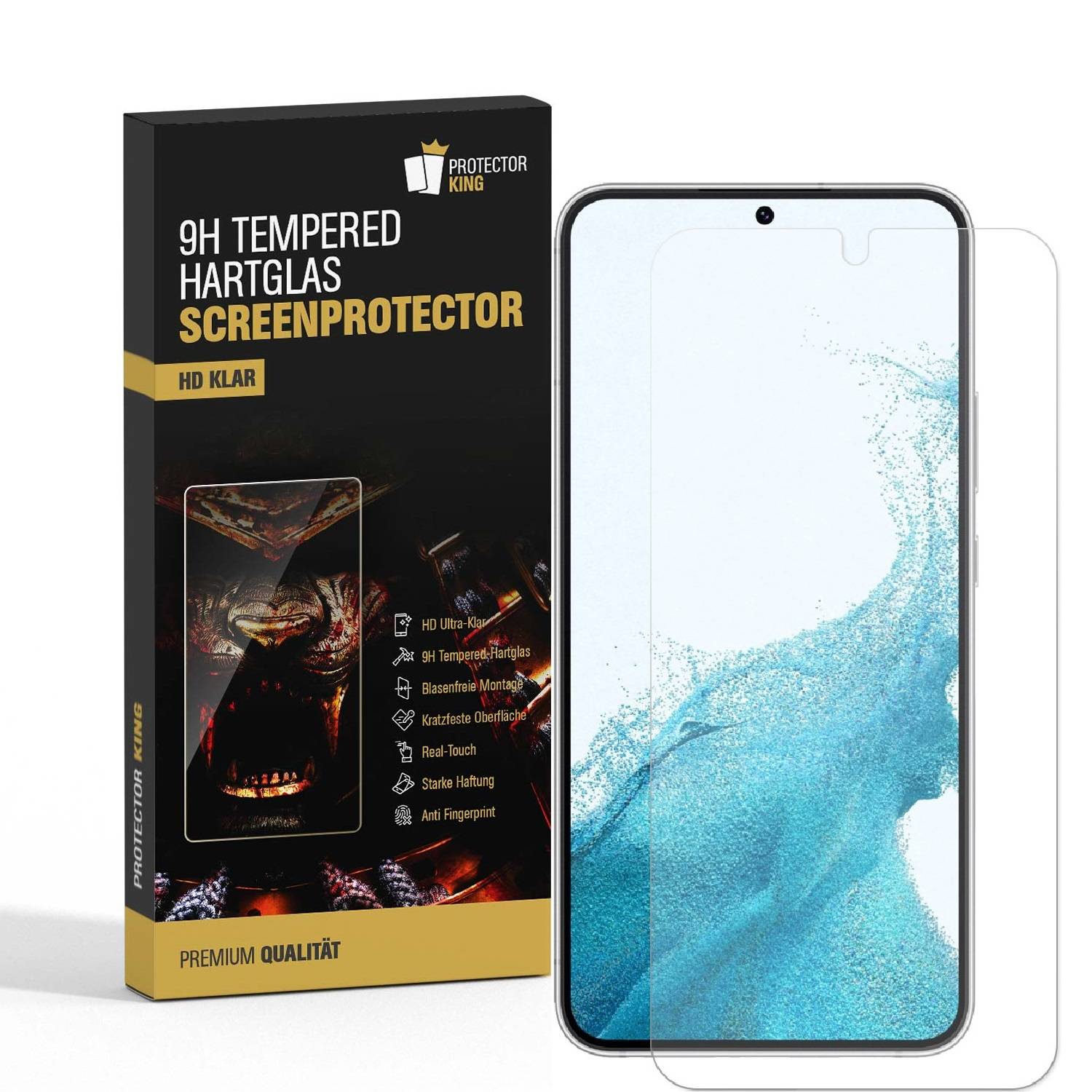 6x 9H Panzerglas für Samsung Galaxy S23 Plus Displayschutz Schutzglas Hartglas Schutzfolie Panzerfolie KLAR Tempered echtes Displayglas Glasfolie