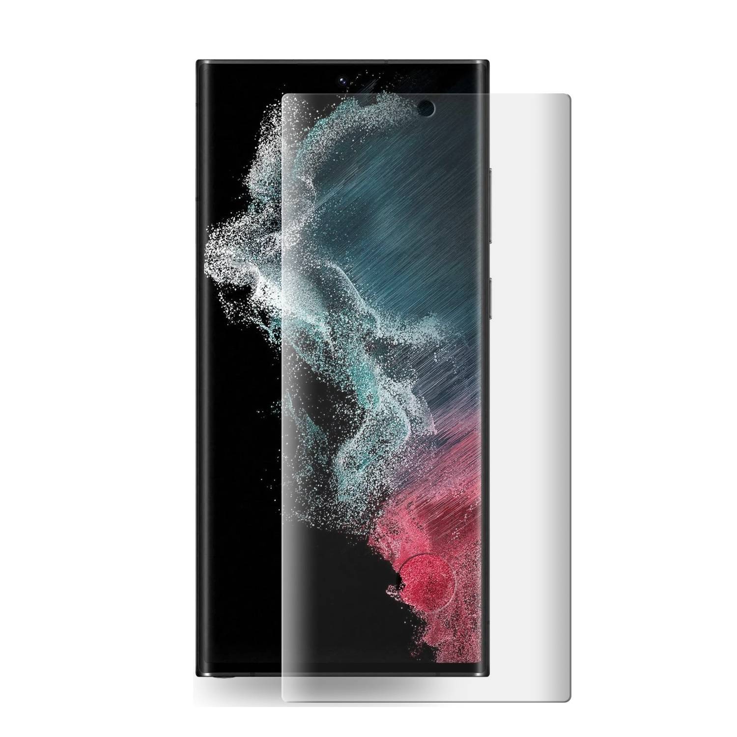 1x 9H Panzerglas für Samsung Galaxy S22 Ultra Full-Screen HD klar Displayschutz Schutzfolie Schutzglas Tempered Hartglas