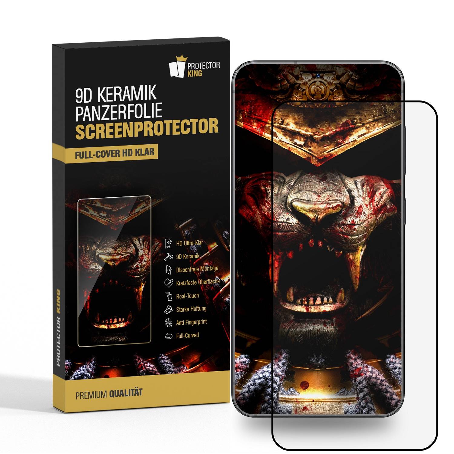 2x Keramik-Glass für Samsung Galaxy S21 FE Full-Sscreen Protector HD klar Panzerfolie Displayschutz Schutzfolie Ceramic