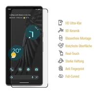 6x 9D Keramik-Glass für Google Pixel 7 Pro FULL COVER 3D KLAR Panzerfolie Displayschutz Schutzfolie Ceramic Screen-Protector 6x 9D Keramik-Glass für Google Pixel 7 Pro FULL COVER 3D KLAR Panzerfolie Displayschutz Schutzfolie Ceramic Screen-Protector