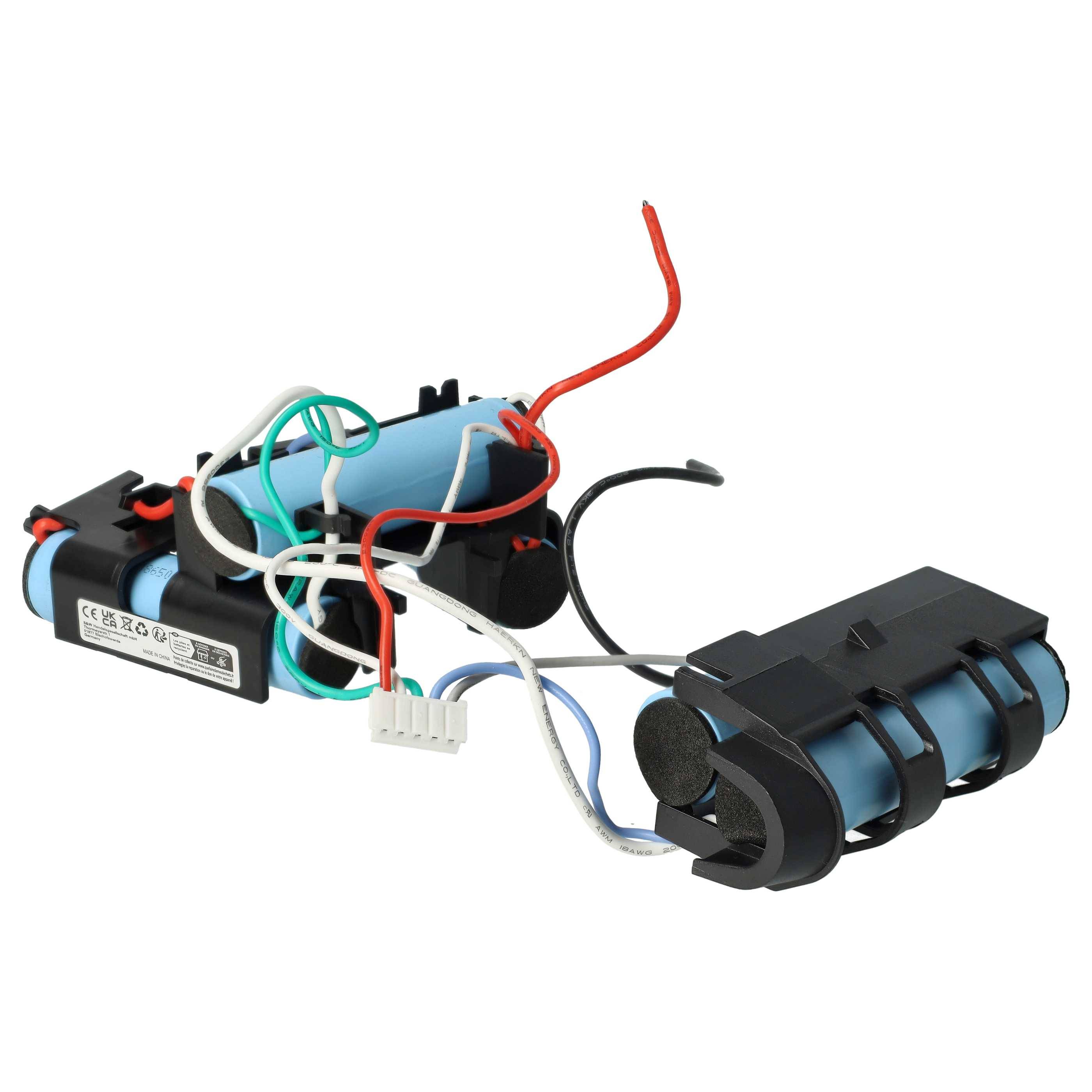 vhbw 1x Akku Ersatz für Electrolux 809115702, VBHC7787E, ERA18V, LGDAHB31865 für Staubsauger (1500 mAh, 18 V, Li-Ion)