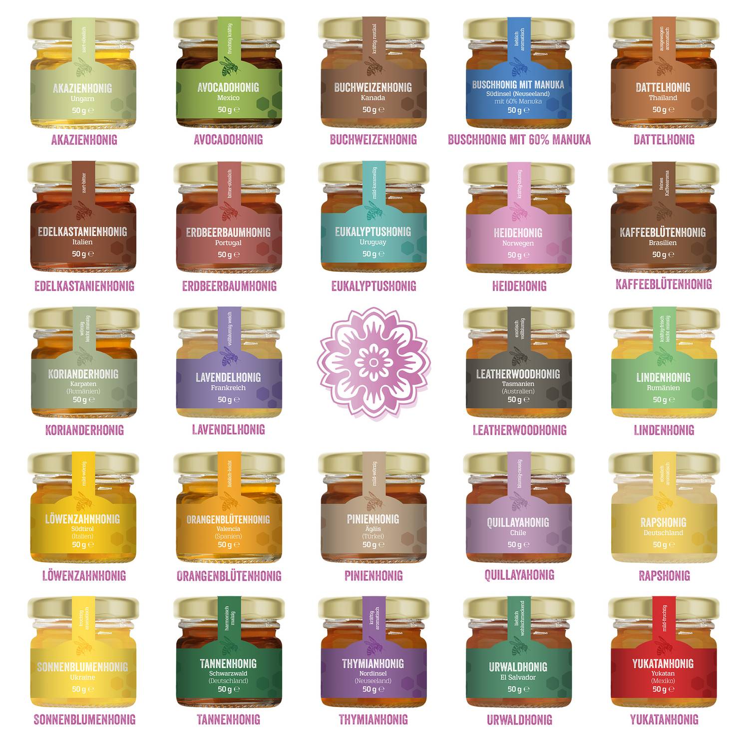 Corasol Premium Honig-Weltreise Adventskalender (1200 g)