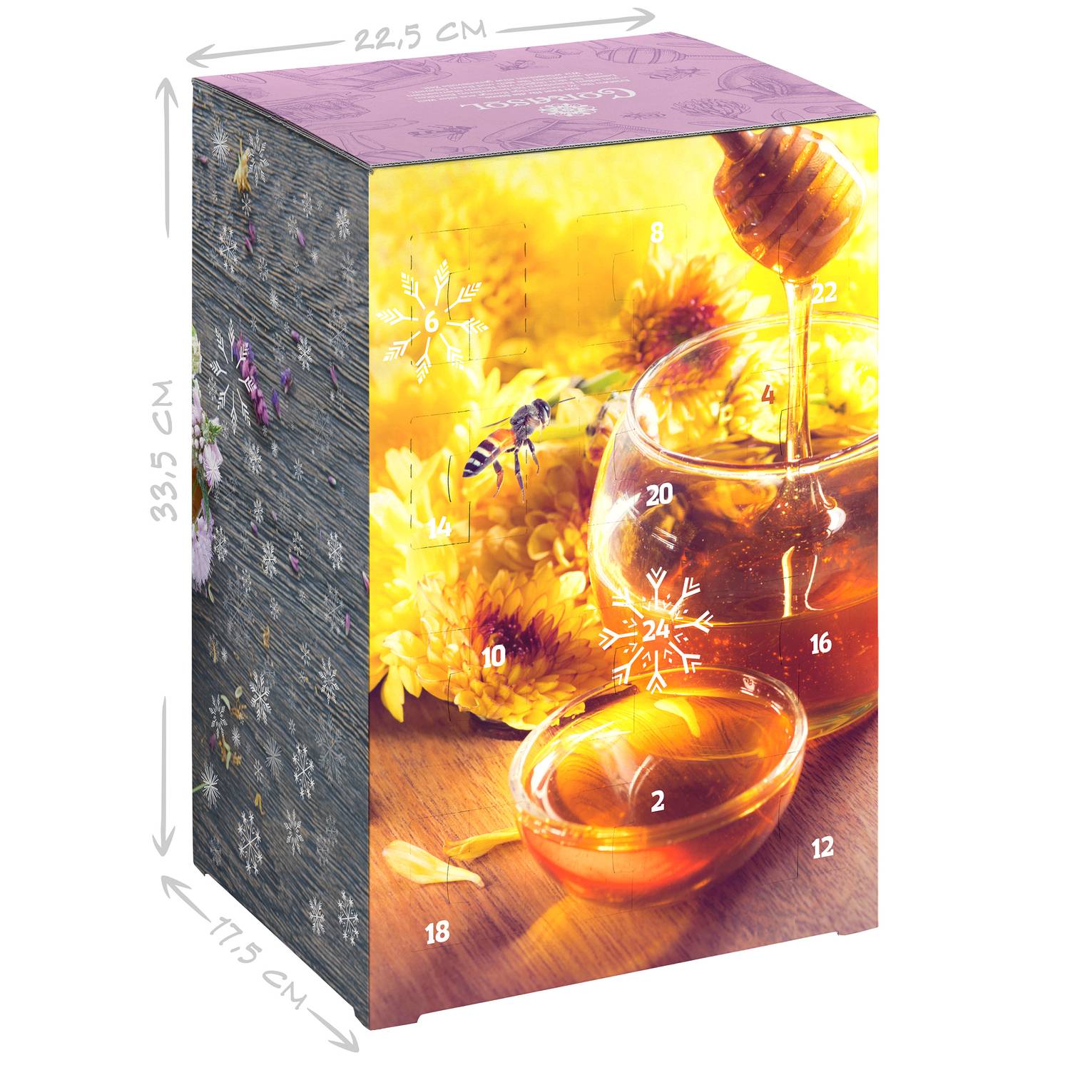 Corasol Premium Honig-Weltreise Adventskalender (1200 g)