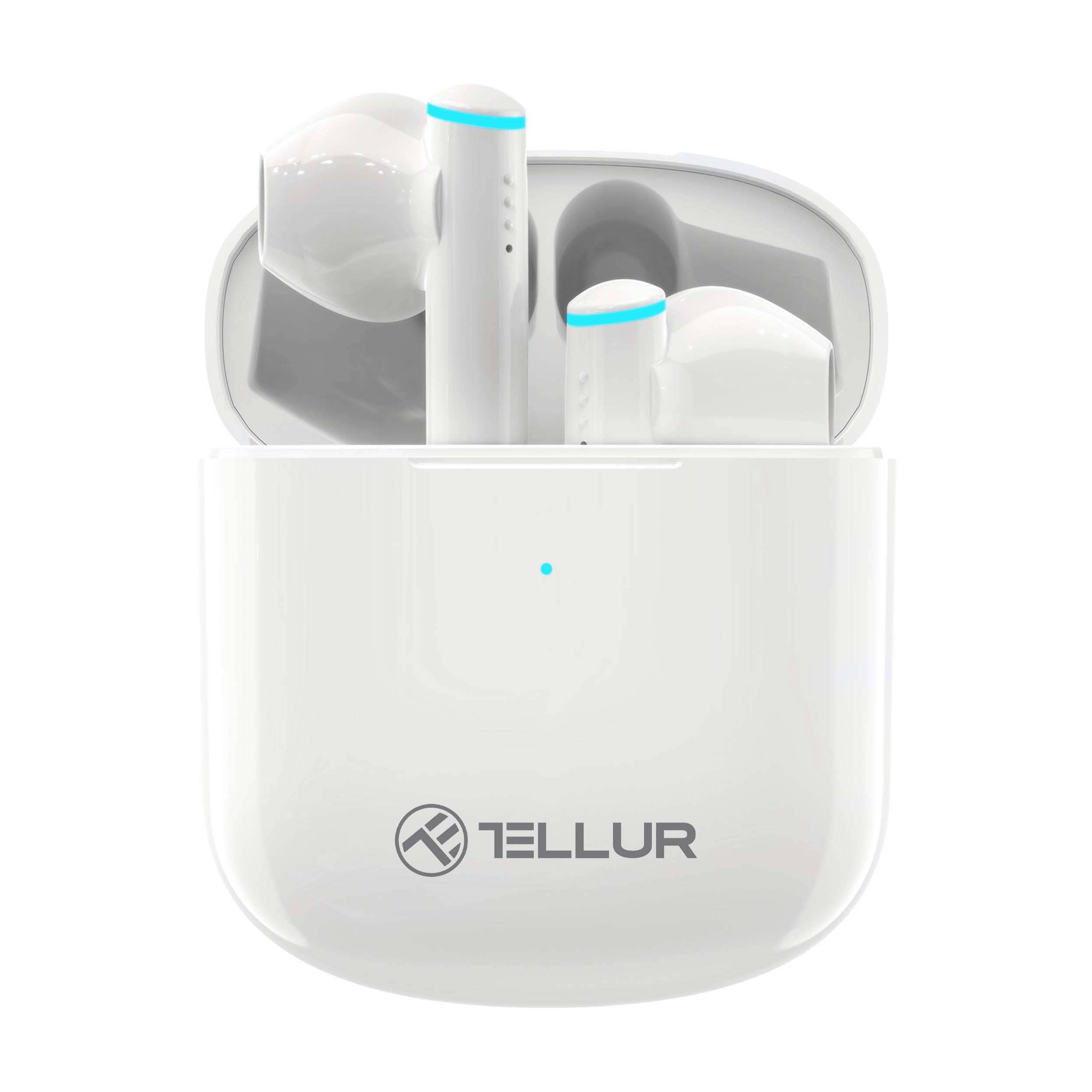 Tellur Aura True Wireless-Ohrhörer, APP, weiß