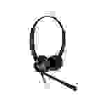 Tellur Voice 520N Callcenter-Headset kabelgebunden, QD, binaural, USB, schwarz