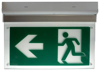 V-TAC LED-Notausgangs-/Piktogrammleuchte für Wand-/Deckenmontage