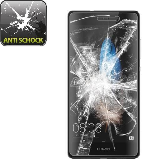 6x Panzerfolie für Huawei P8 Lite ANTI-SCHOCK Displayschutzfolie Folie MATT