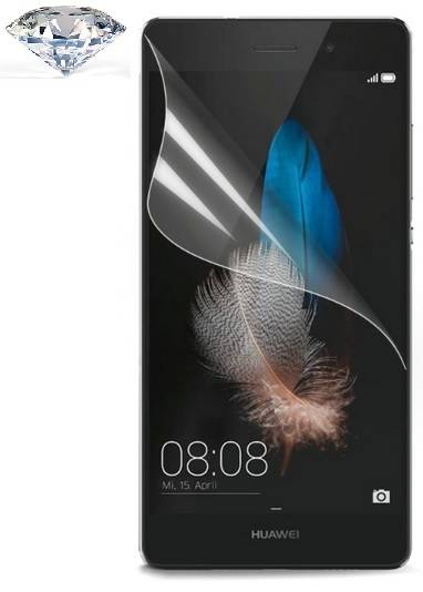 2x Displayschutzfolie für Huawei P8 Lite Displayfolie SILBER DIAMANT GLITZER KLAR