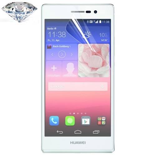 3x Displayschutzfolie für Huawei P8 Displayfolie SILBER DIAMANT GLITZER HD KLAR