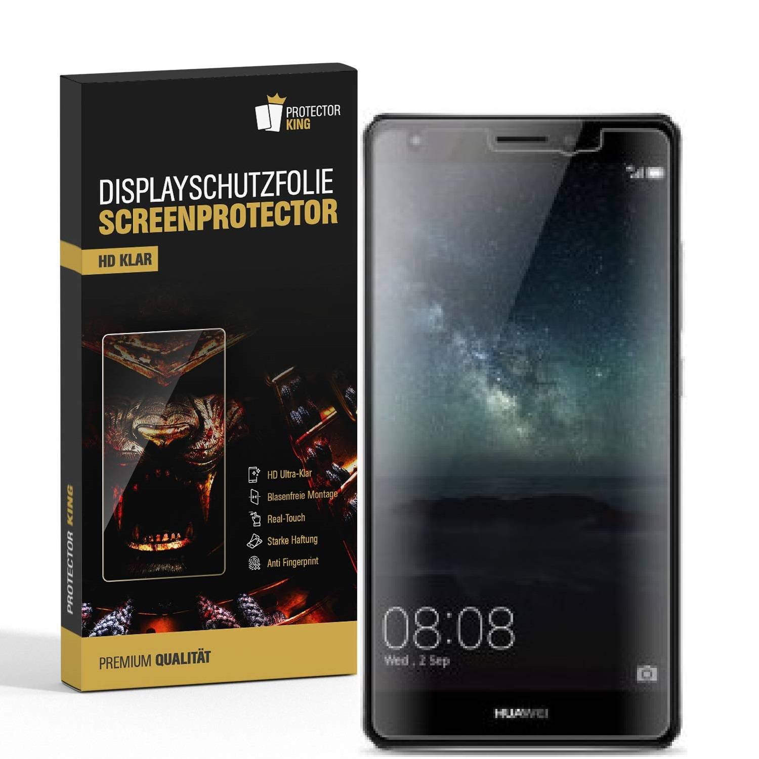 4x Displayschutzfolie für Huawei Mate S Displayfolie Schutzfolie HD ULTRA KLAR