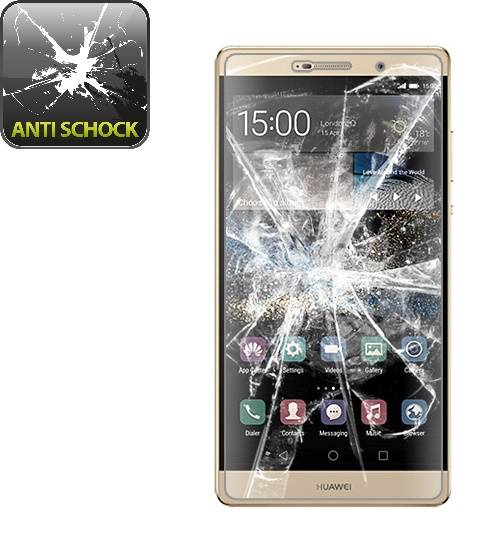 2x Panzerfolie für Huawei P8 Max ANTI-SCHOCK Displayschutzfolie Displayfolie KLAR