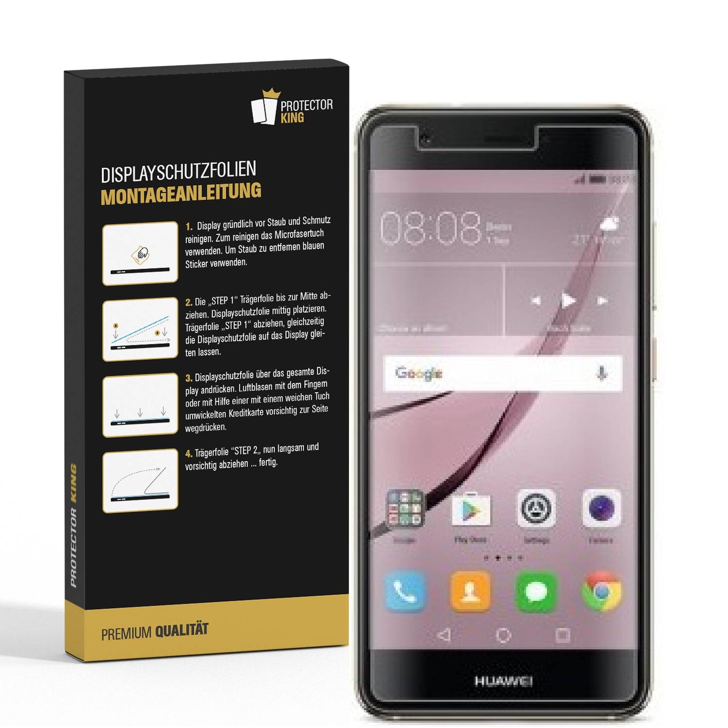 4x Displayschutzfolie für Huawei Nova ANTI-REFLEX Displayfolie Schutzfolie MATT