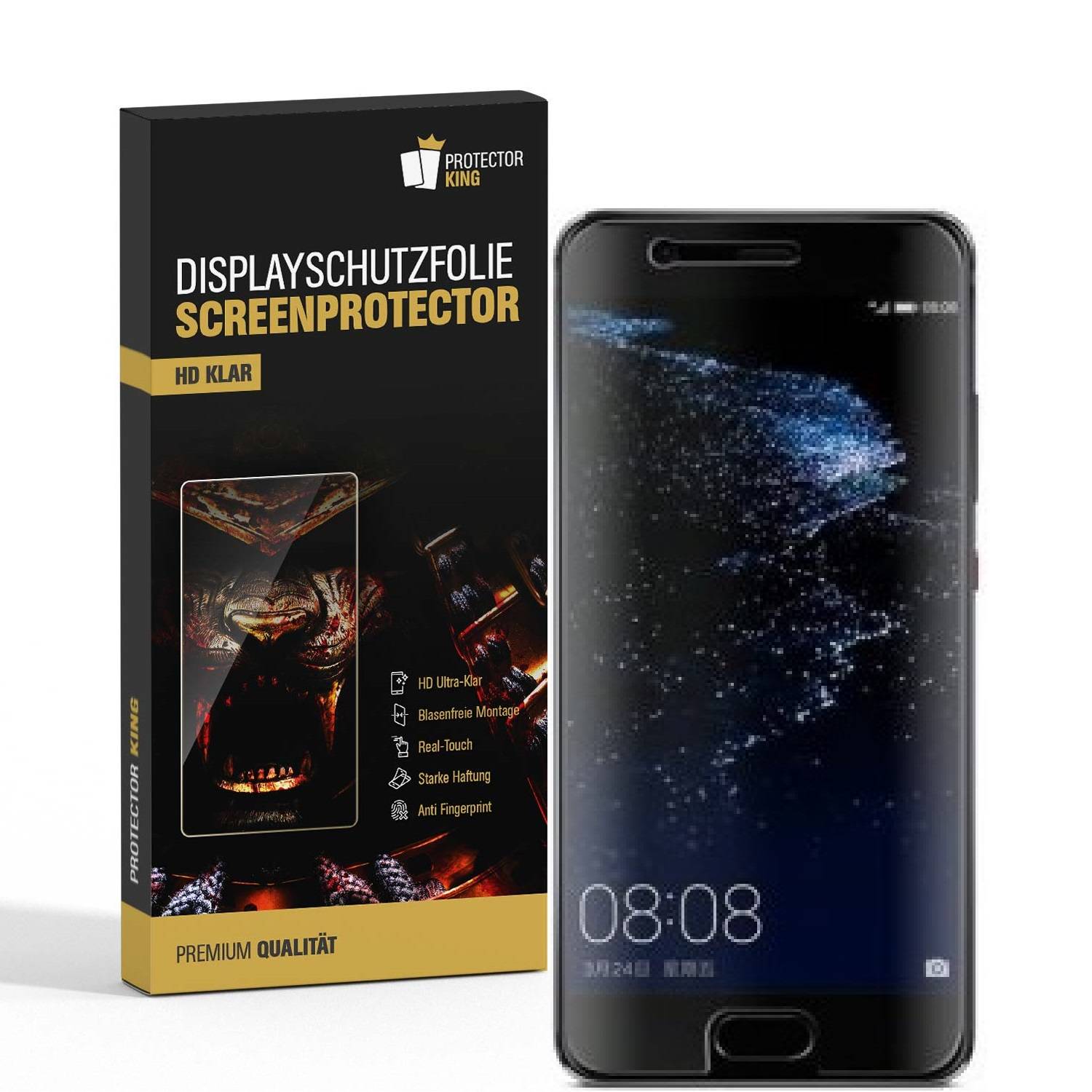 6x Displayschutzfolie für Huawei P10 Displayfolie Schutzfolie HD ULTRA KLAR