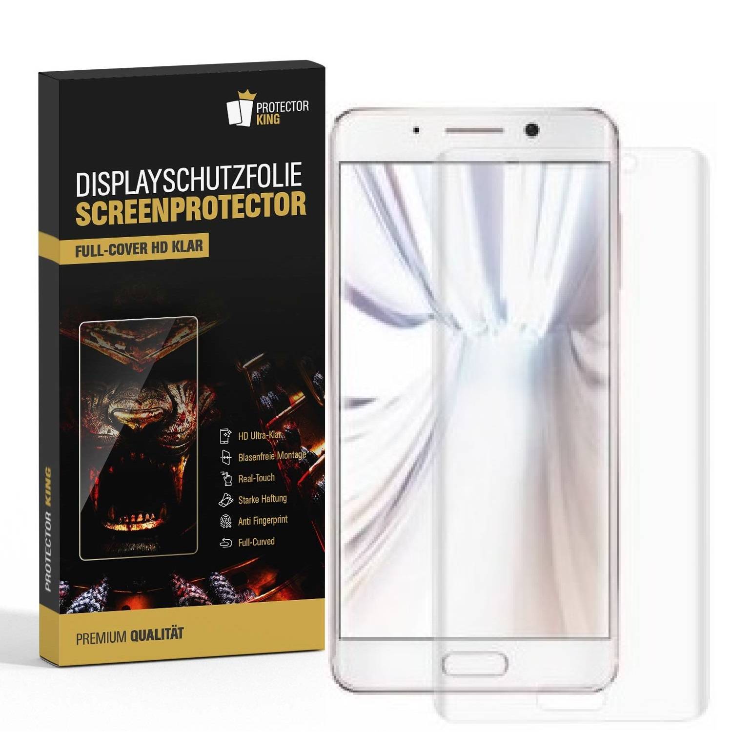 2x Displayschutzfolie für Huawei Mate 9 Pro FULL COVER Displayfolie HD KLAR