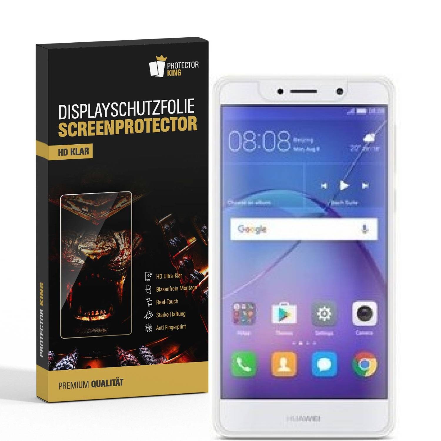 6x Displayschutzfolie für Huawei Mate 9 Lite Displayfolie Schutzfolie HD KLAR