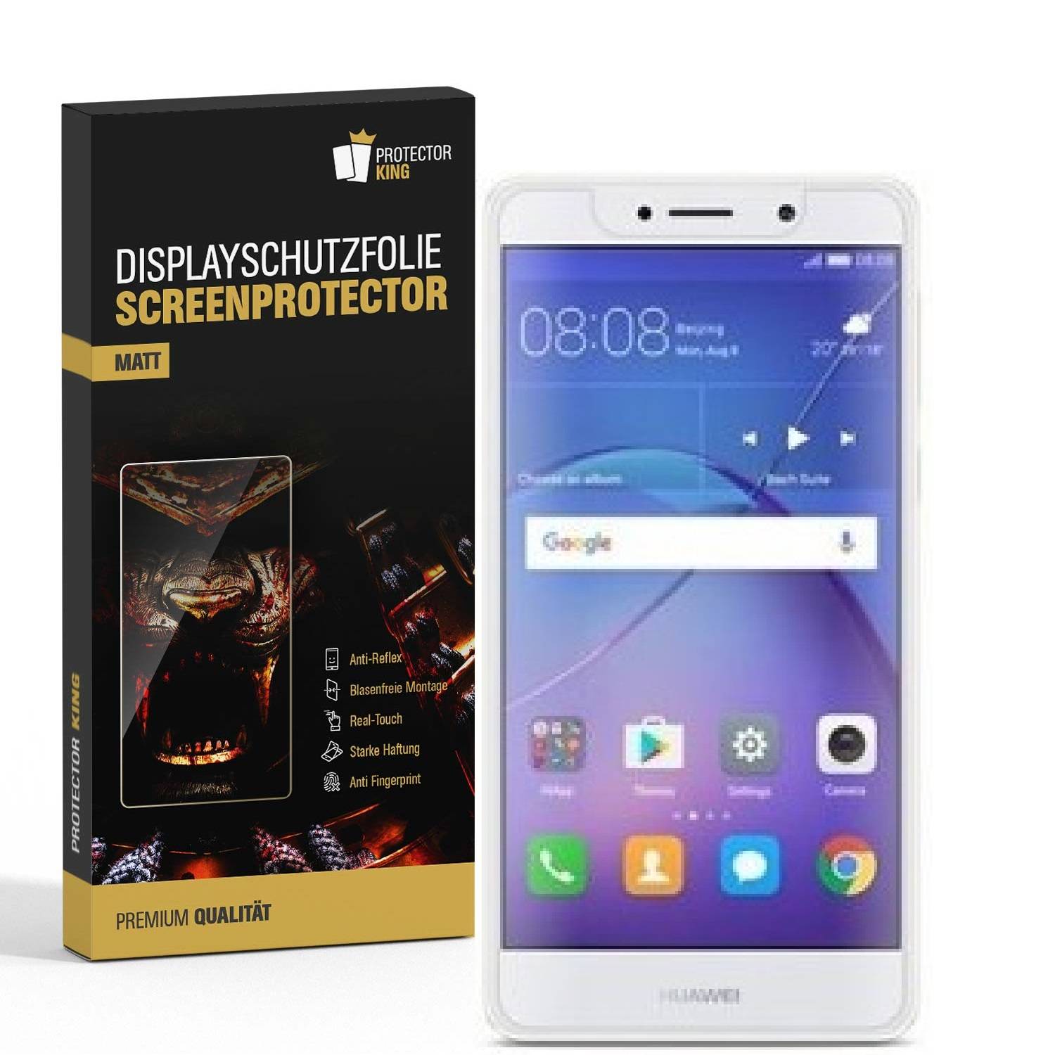 4x Displayschutzfolie für Huawei Mate 9 Lite ANTI-REFLEX Displayfolie Folie MATT