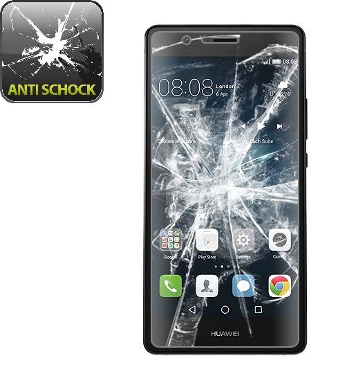 6x Panzerfolie für Huawei P9 Lite ANTI-SCHOCK Displayschutzfolie Schutzfolie KLAR