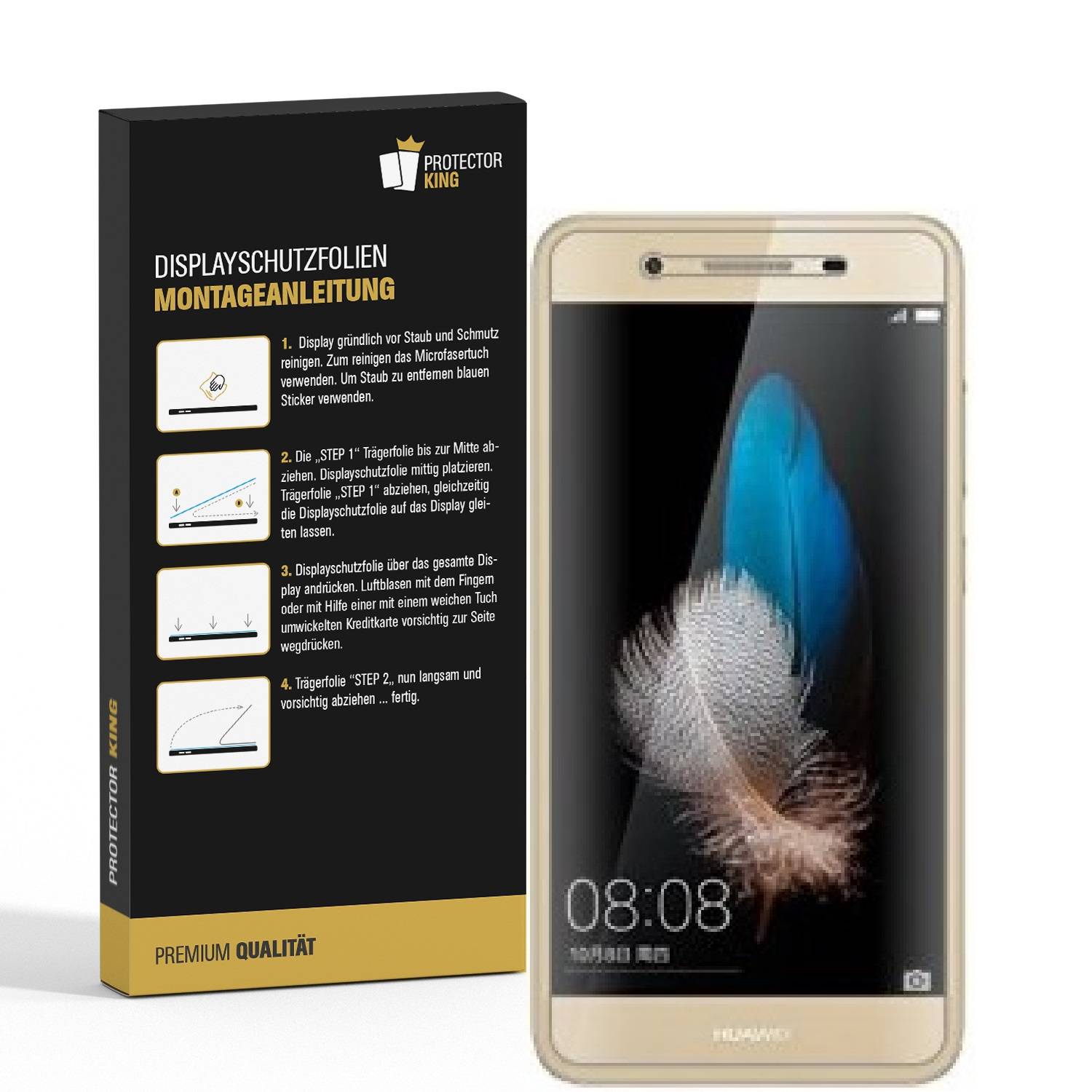 2x Displayschutzfolie für Huawei Enjoy 5S ANTI-REFLEX Displayfolie Folie MATT