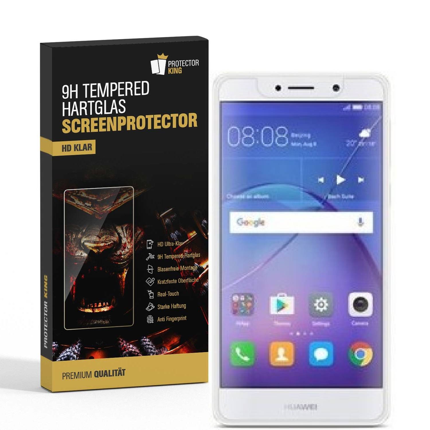 3x 9H Hartglas für Huawei Mate 9 Lite Displayschutz Schutzglas Schutzfolie Panzerfolie Panzerglas Displayglas Tempered Glasfolie Sicherheitsglas