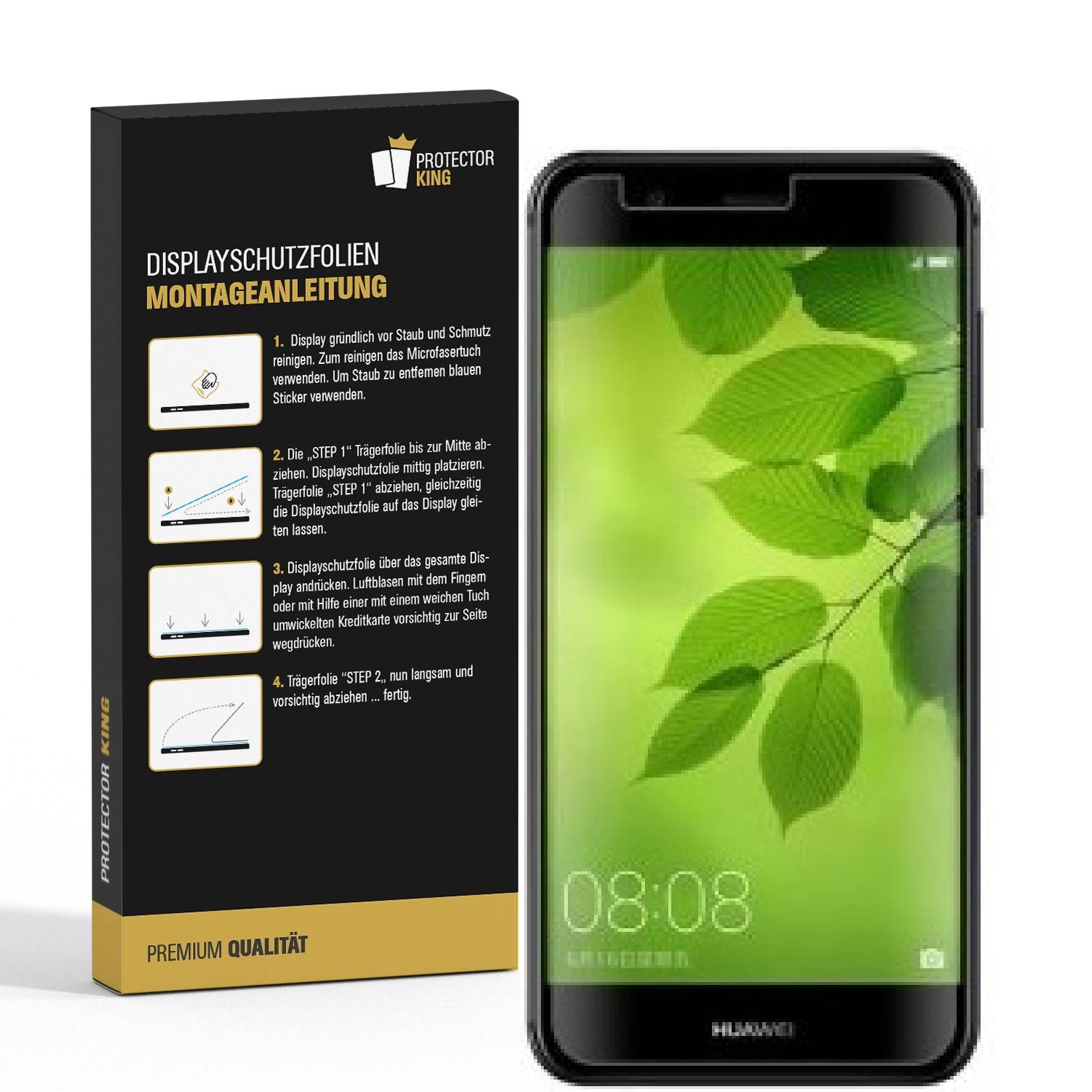 4x Displayschutzfolie für Huawei Nova 2 Plus ANTI-REFLEX Displayfolie Folie MATT