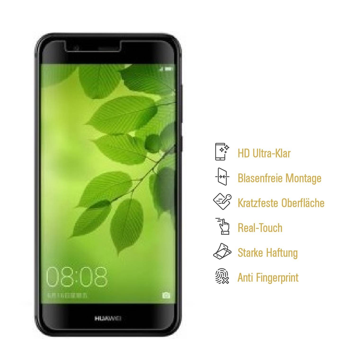 2x Panzerfolie für Huawei Nova 2 Plus ANTI-SCHOCK Displayschutzfolie HD KLAR
