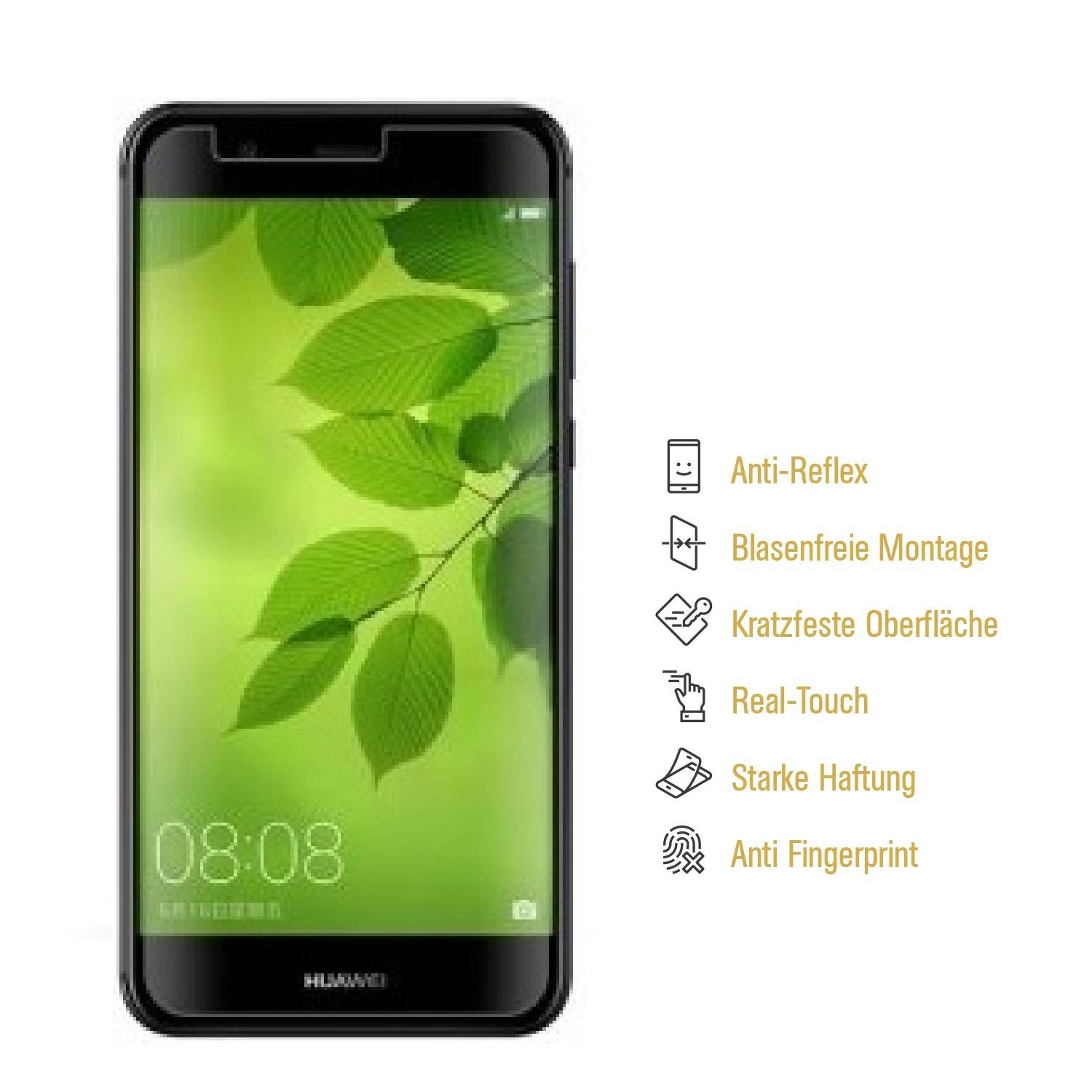 4x Panzerfolie für Huawei Nova 2 Plus ANTI-SCHOCK Displayschutzfolie MATT