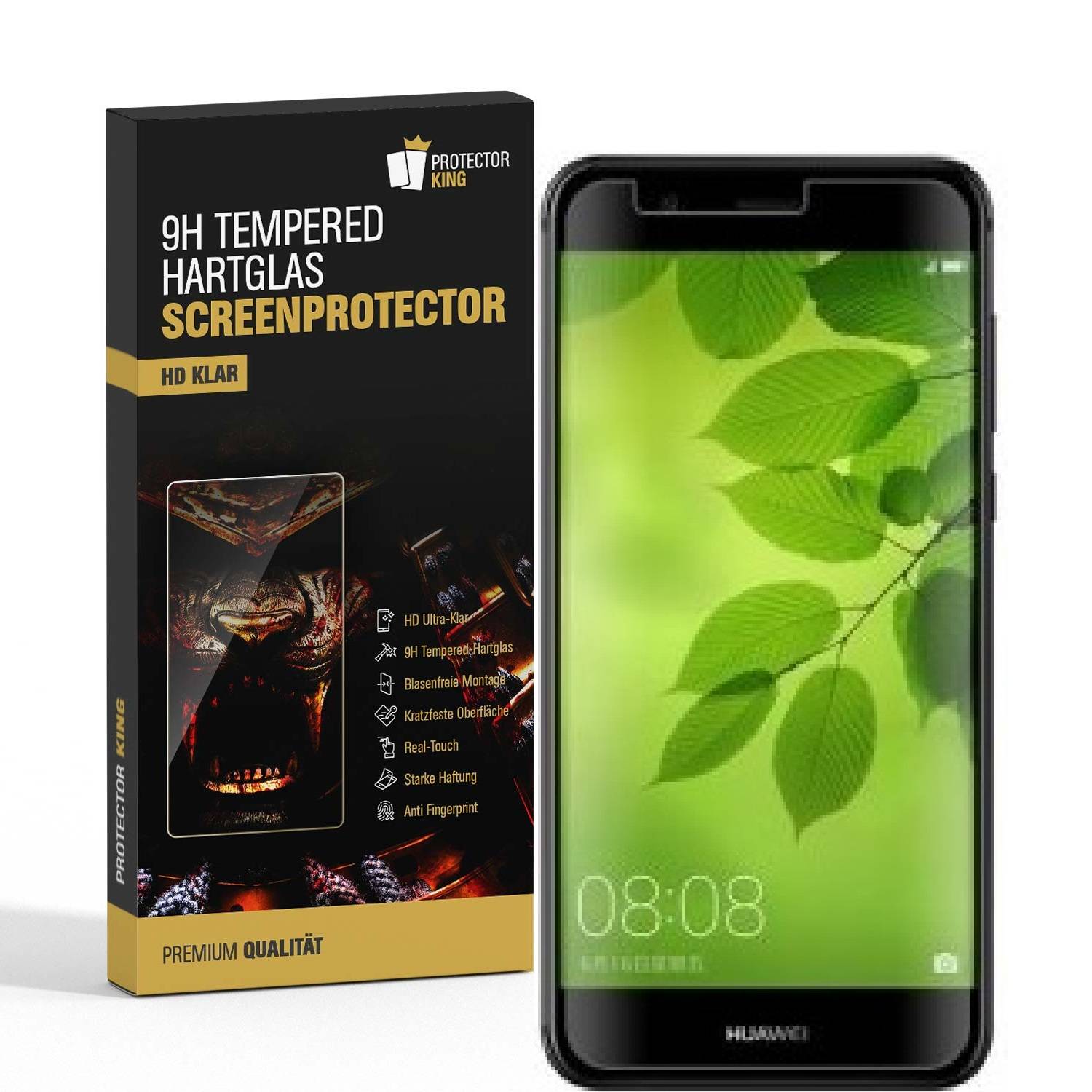 6x 9H Hartglas für Huawei Nova 2 Plus Displayschutz Schutzglas Schutzfolie Panzerfolie Panzerglas Displayglas Tempered Glasfolie Sicherheitsglas
