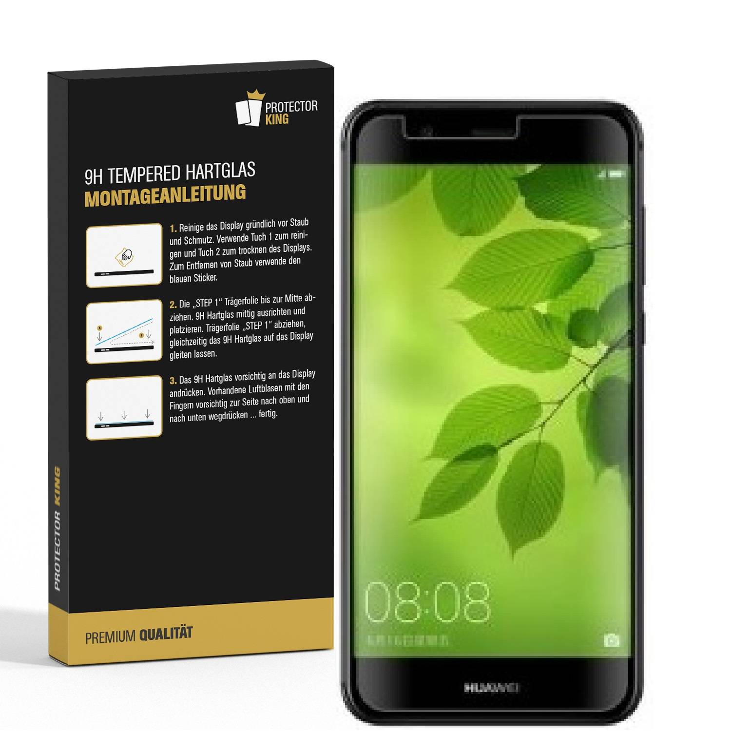 2x 9H Hartglas für Huawei Nova 2 Plus Displayschutz Schutzglas Schutzfolie Panzerfolie Panzerglas Displayglas Tempered Glasfolie Sicherheitsglas