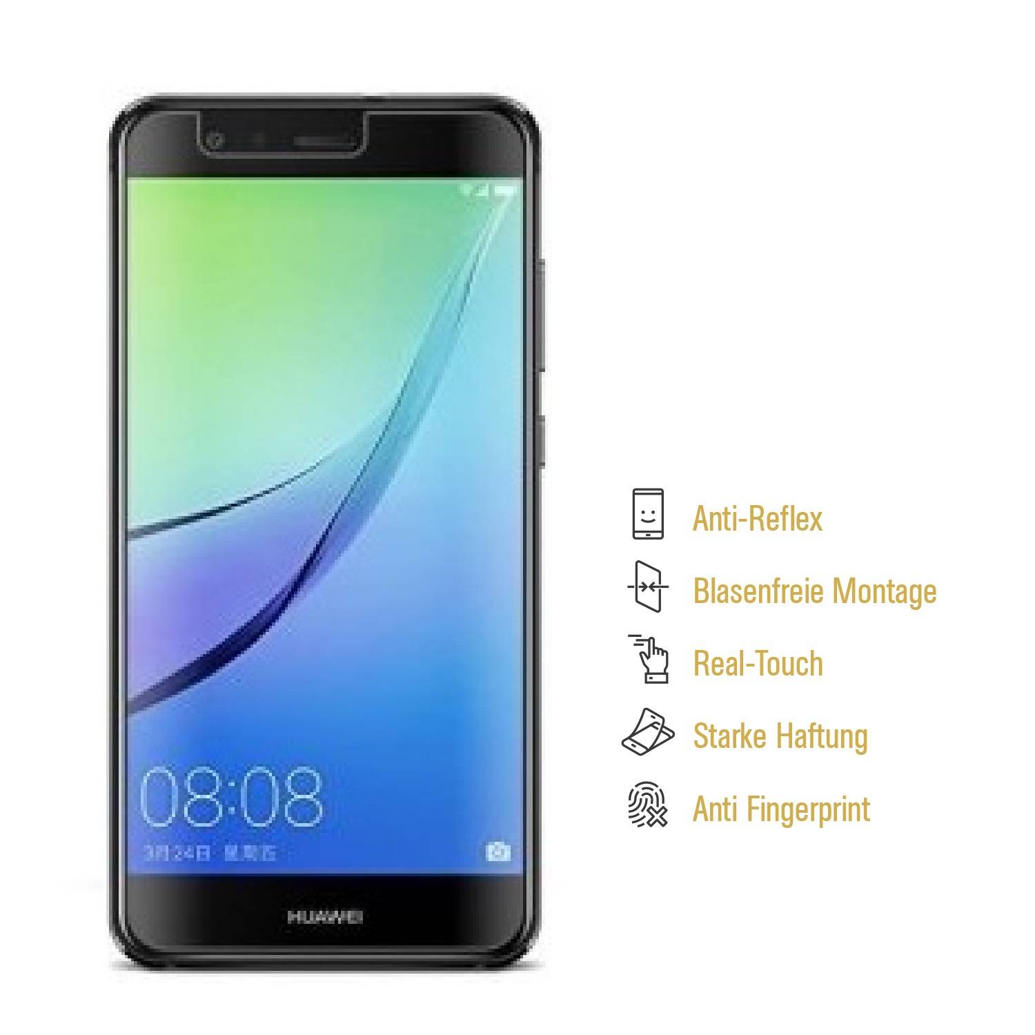 6x Displayschutzfolie für Huawei Nova Lite ANTI-REFLEX Displayfolie Folie MATT