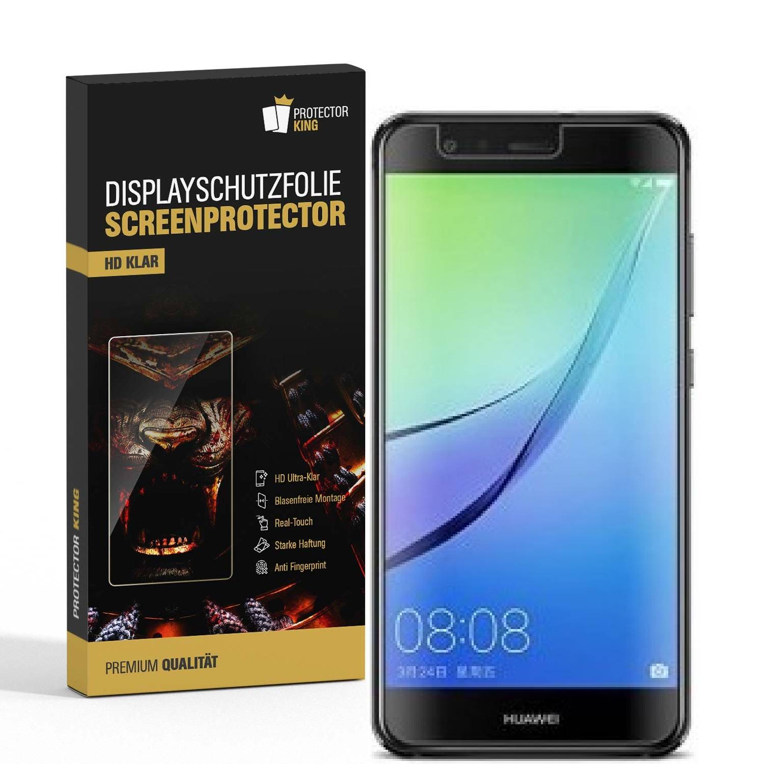 6x Displayschutzfolie für Huawei Nova Lite Displayfolie Schutzfolie HD ULTRA KLAR