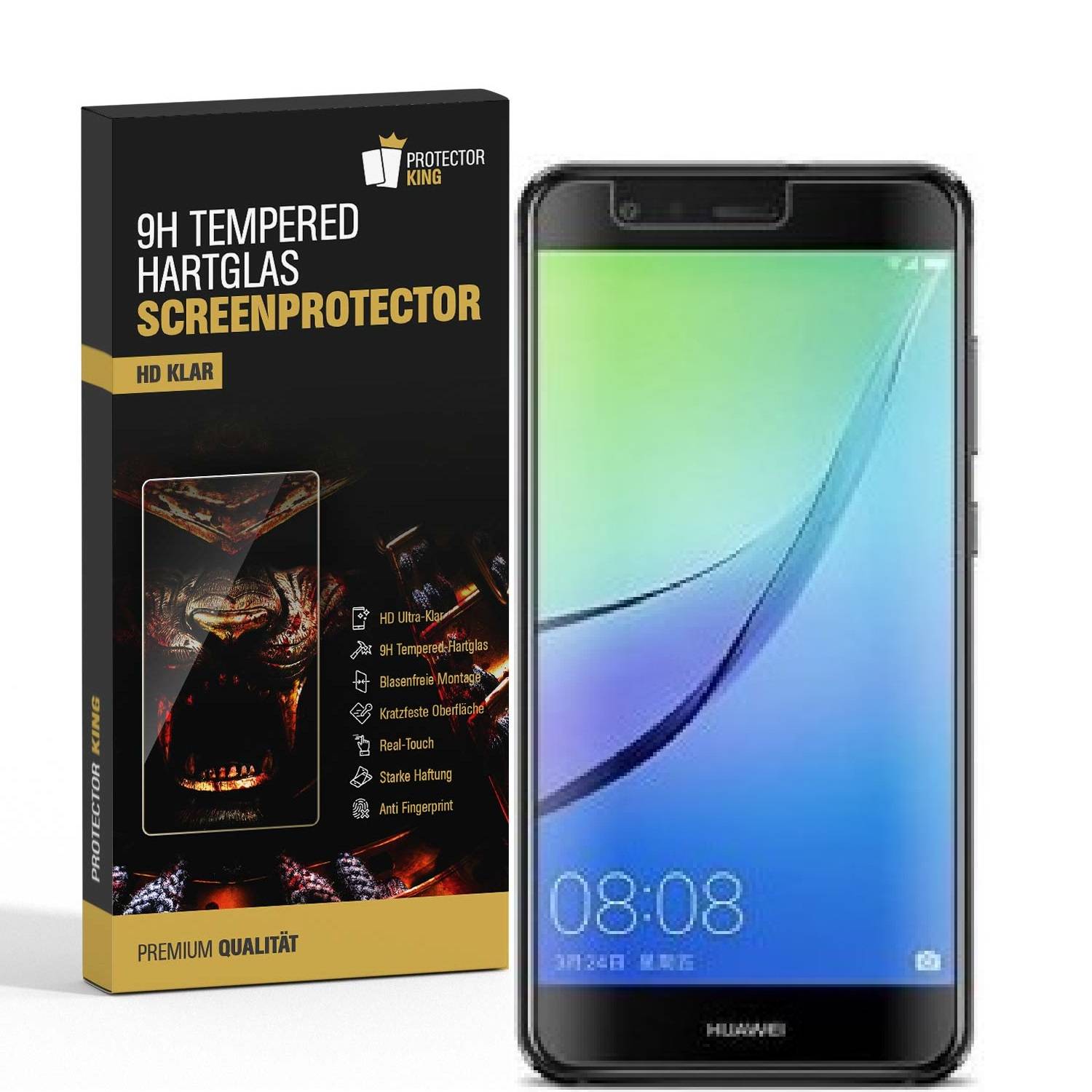 6x 9H Hartglasfolie für Huawei Nova Lite Schutzglas Panzerfolie Schutzfolie KLAR Panzerglas Schutzfolie