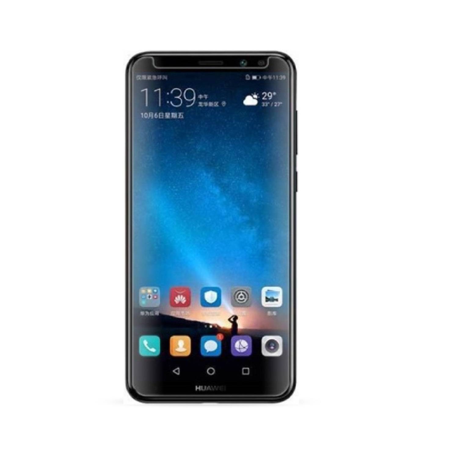3x 9H Hartglasfolie für Huawei Mate 10 Lite Panzerfolie Displayschutzfolie KLAR Panzerglas Schutzfolie