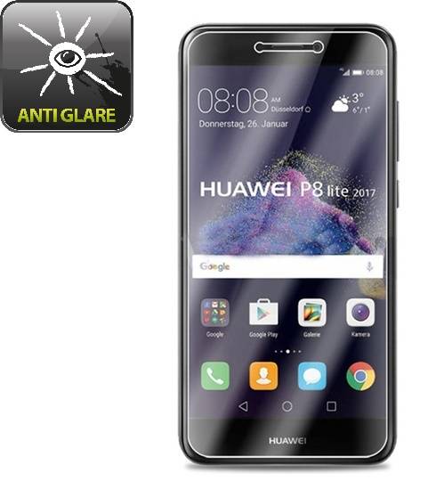 2x Displayschutzfolie für Huawei P8 Lite 2017 ANTI-REFLEX Displayfolie Folie MATT