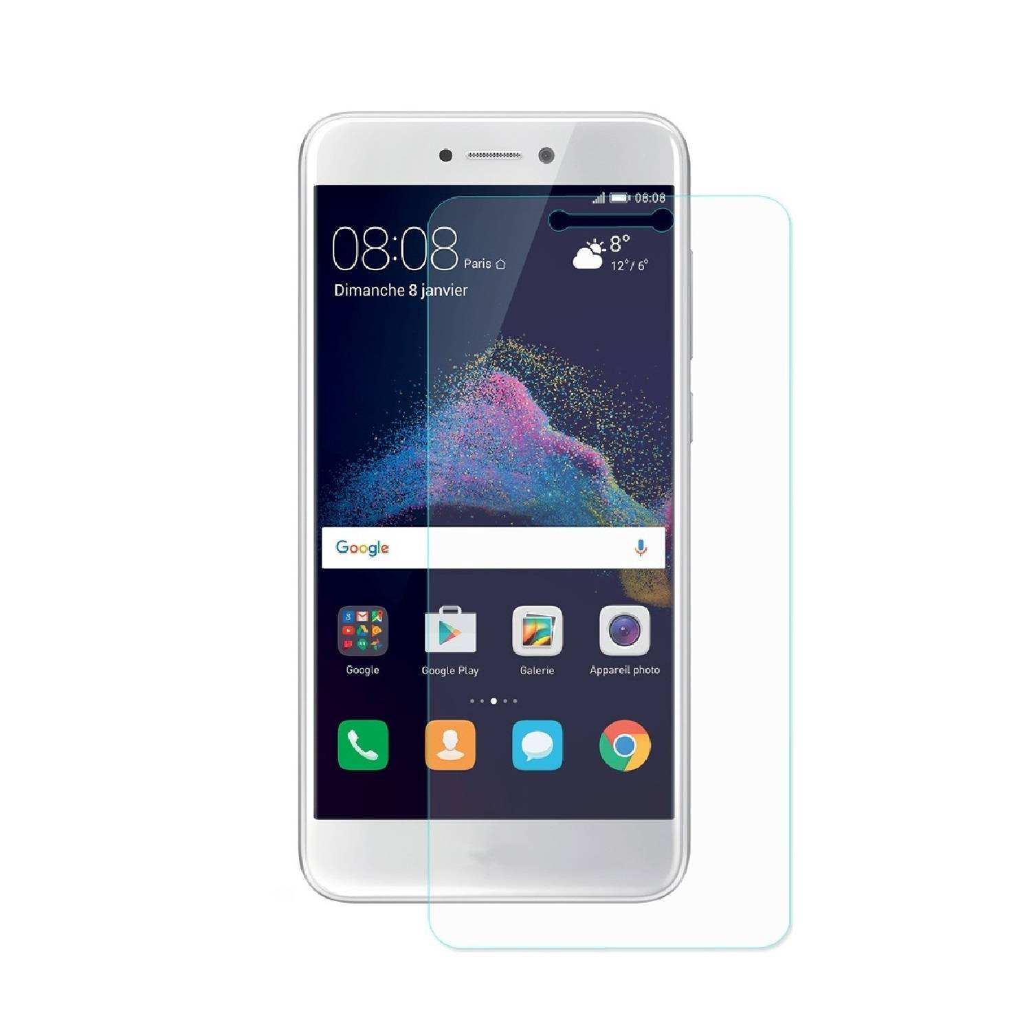 3x 9H Hartglas für Huawei P8 Lite 2017 Displayschutz Panzerfolie Schutzfolie Panzerglas Schutzglas Displayglas Tempered Glasfolie Sicherheitsglas