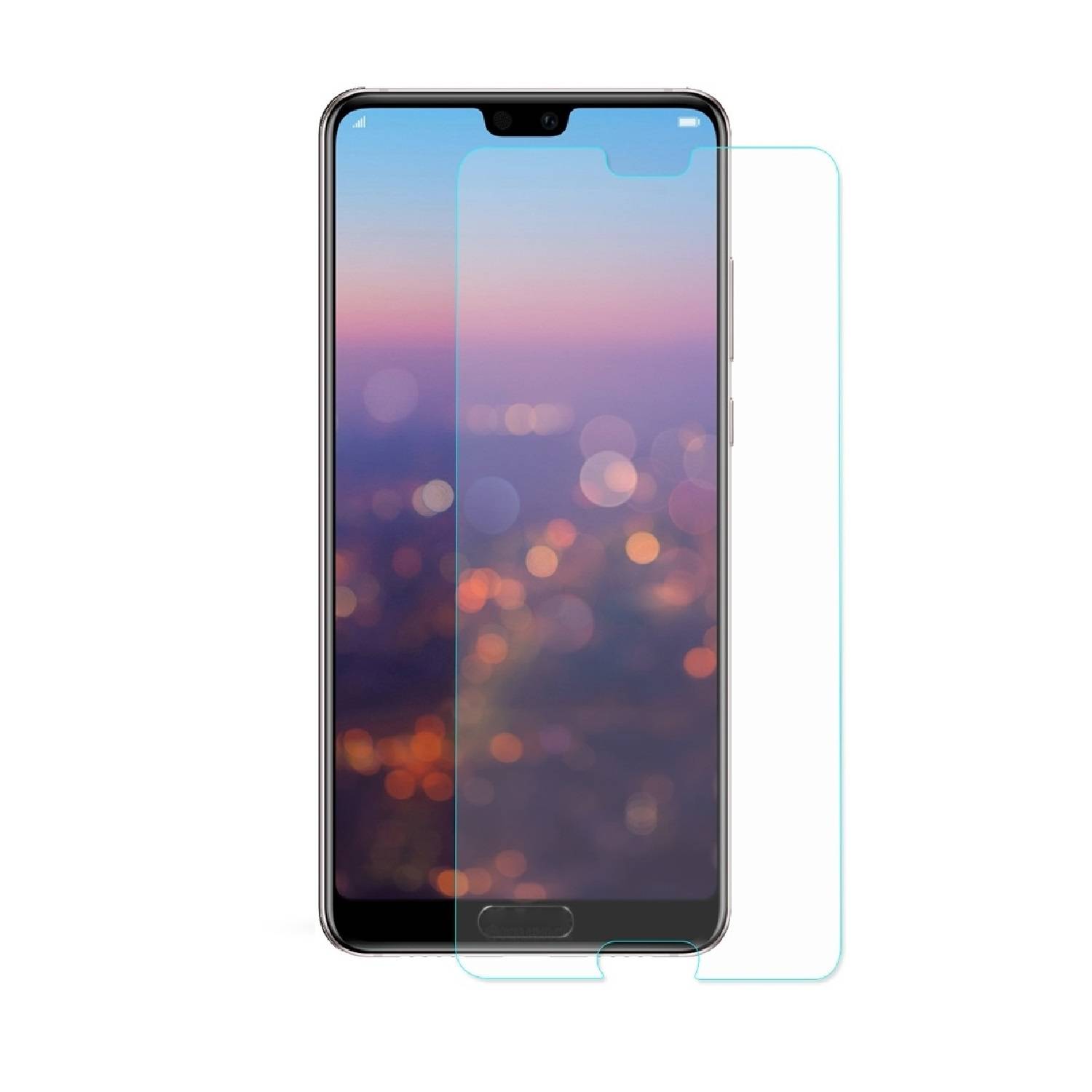 2x 9H Panzerglas für Huawei P20 Displayschutz Schutzglas Hartglas Schutzfolie Panzerfolie KLAR Tempered echtes Displayglas Glasfolie Displayfolie