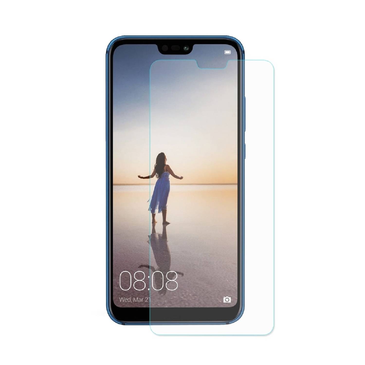 1x 9H Panzerglas für Huawei P20 Lite Displayschutz Schutzglas Panzerfolie Schutzfolie Hartglas Displayglas Tempered Glasfolie Sicherheitsglas
