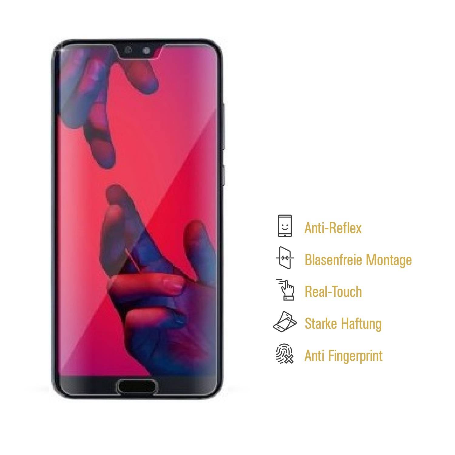 3x Displayschutzfolie für Huawei P20 Pro ANTI-REFLEX Handy Displayfolie MATT
