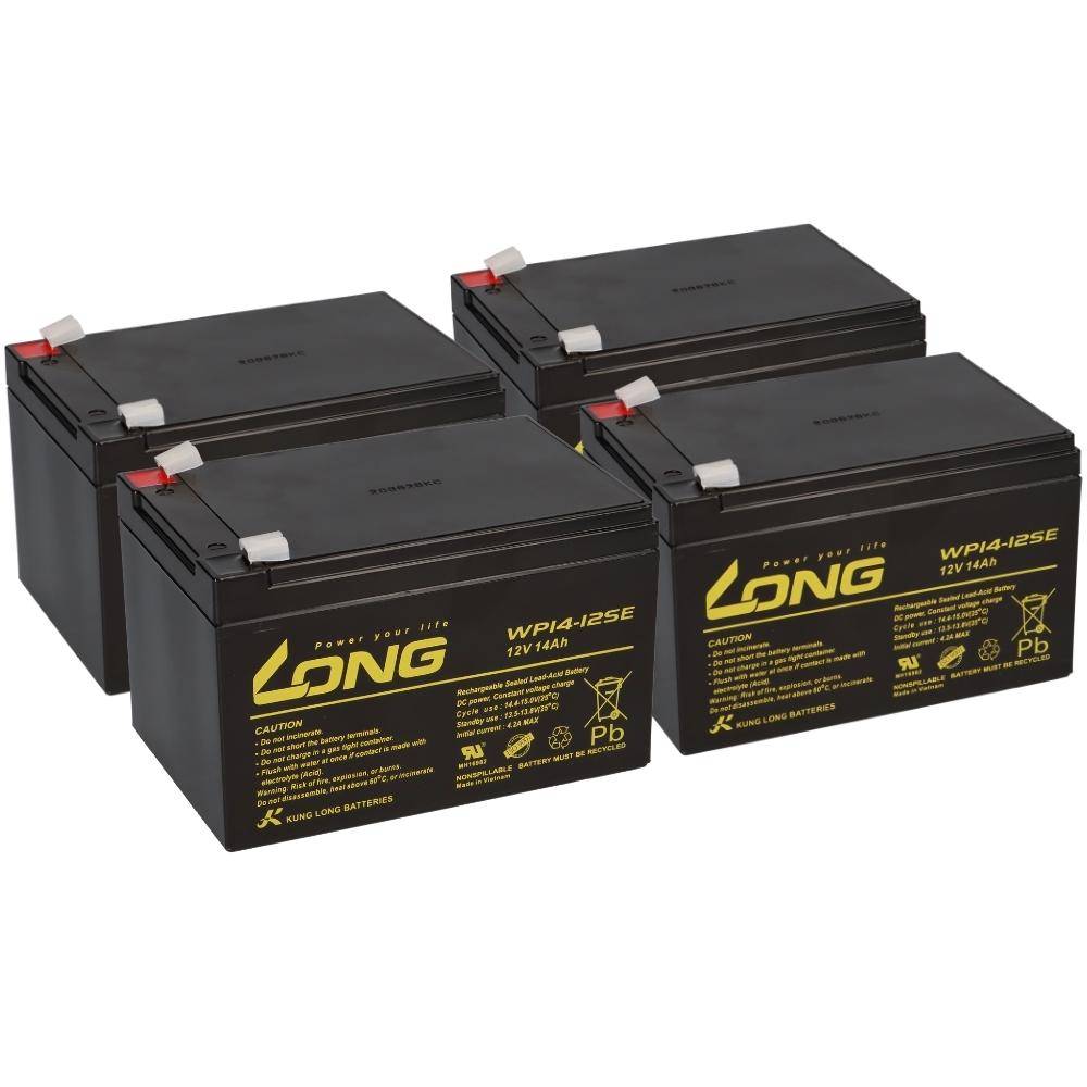 Kung Long WP14-12SE Akku-Satz 48V 14Ah für PR0002983 / CHES011 eFlux Freeride – 4x 12V AGM