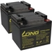Akku kompatibel Arbeitsbühne Mastbühne Elevah 61 24V 50Ah wie 44Ah AGM Batterie Akku kompatibel Arbeitsbühne Mastbühne Elevah 61 24V 50Ah wie 44Ah AGM Batterie