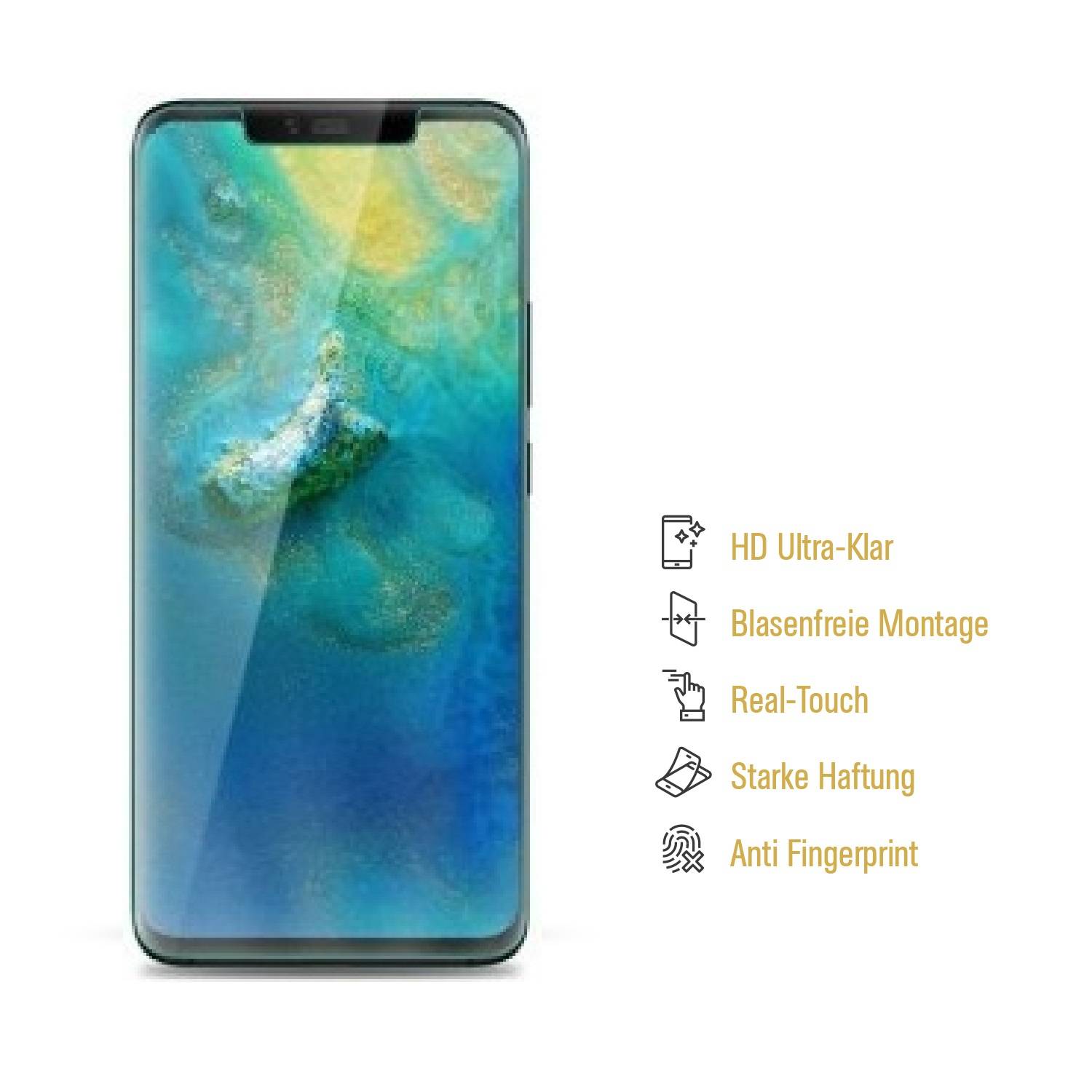 4x Displayschutzfolie für Huawei Mate 20 Lite Displayfolie Schutzfolie HD KLAR