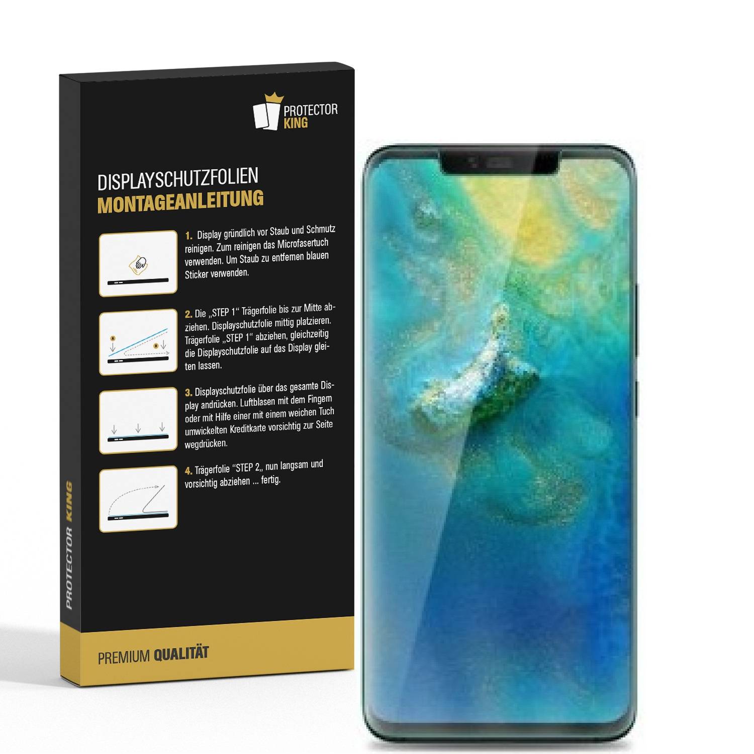 4x Displayschutzfolie für Huawei Mate 20 Lite Displayfolie Schutzfolie MATT