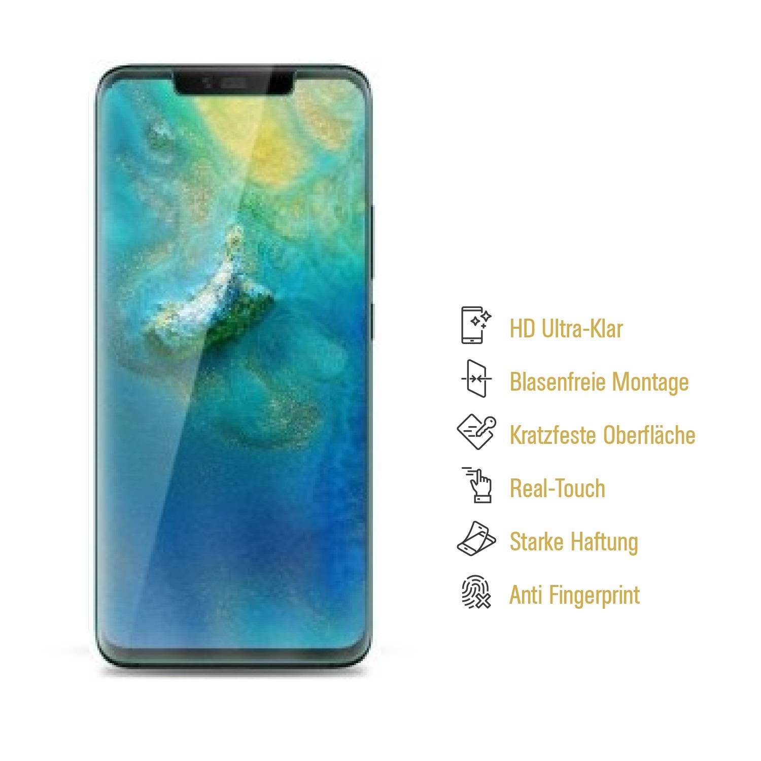2x Panzerfolie für Huawei Mate 20 Lite ANTI-SCHOCK Displayschutzfolie HD KLAR